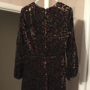 sam edelman velvet burnout dress
